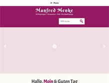 Tablet Screenshot of manfred-menke.de